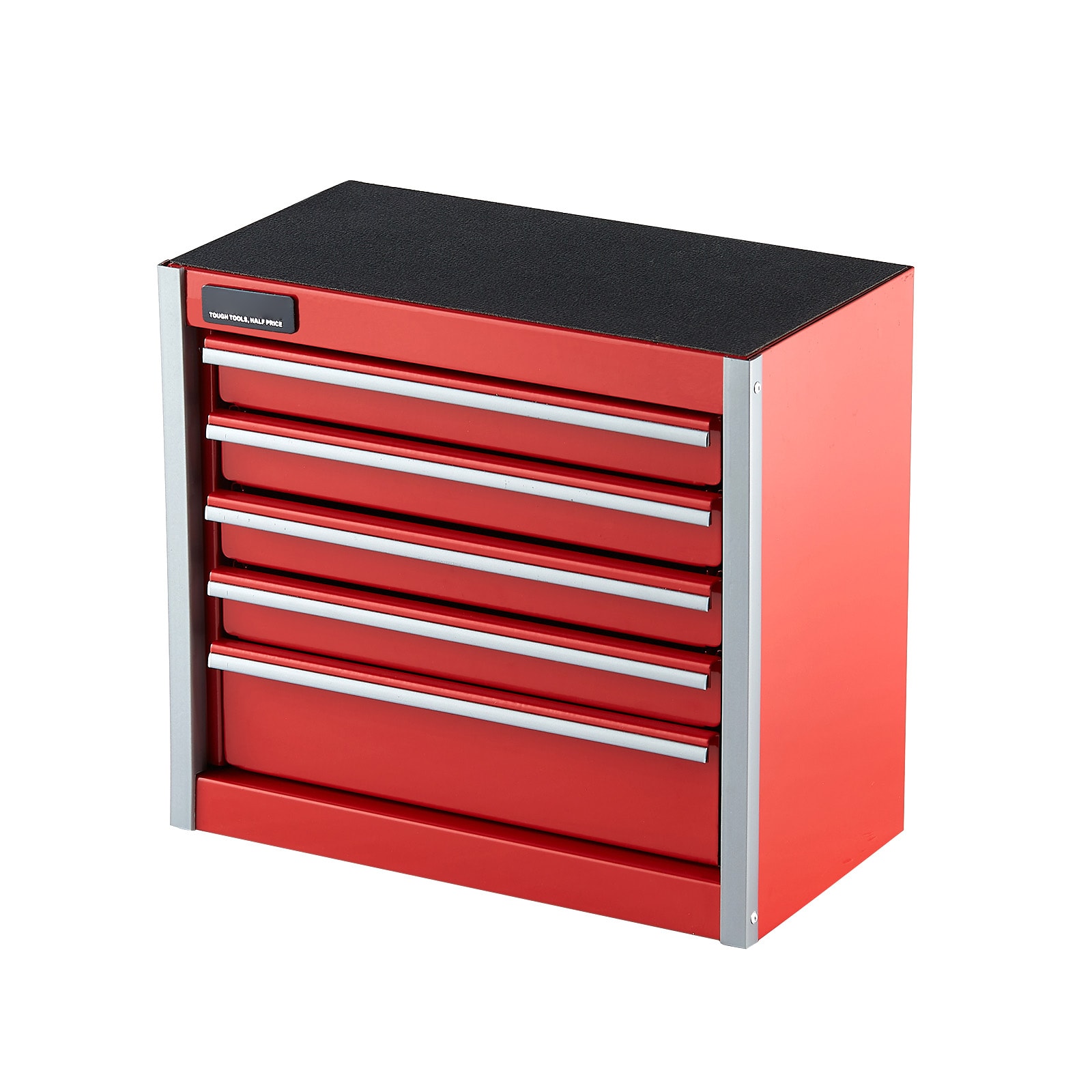 Tool Box 8.6-inch Portable Metal Tool Box With 5 Drawers Tool Organizer Red_voghion.com